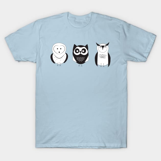 Owls T-Shirt by dddesign